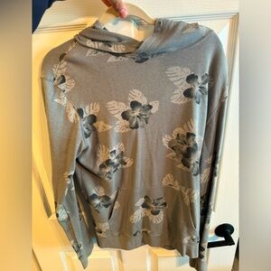 Slightly worn pullover sweatshirt (missing strings)